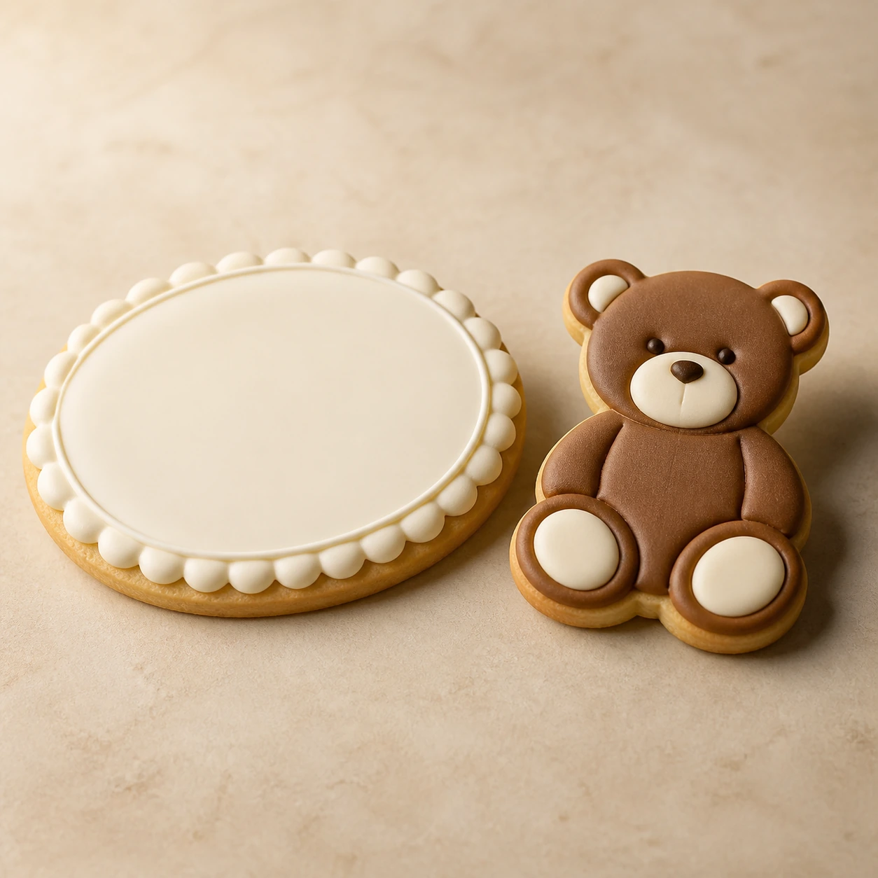 Biscoitos amanteigados - 1 placa + 1 personagem — adicional para bolos